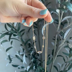 Kendra Scott Alina 14K yellow gold and moonstone